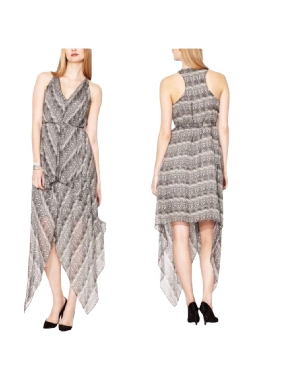 Robert Rodriguez Womens Silk Sleeveless Maxi Dress